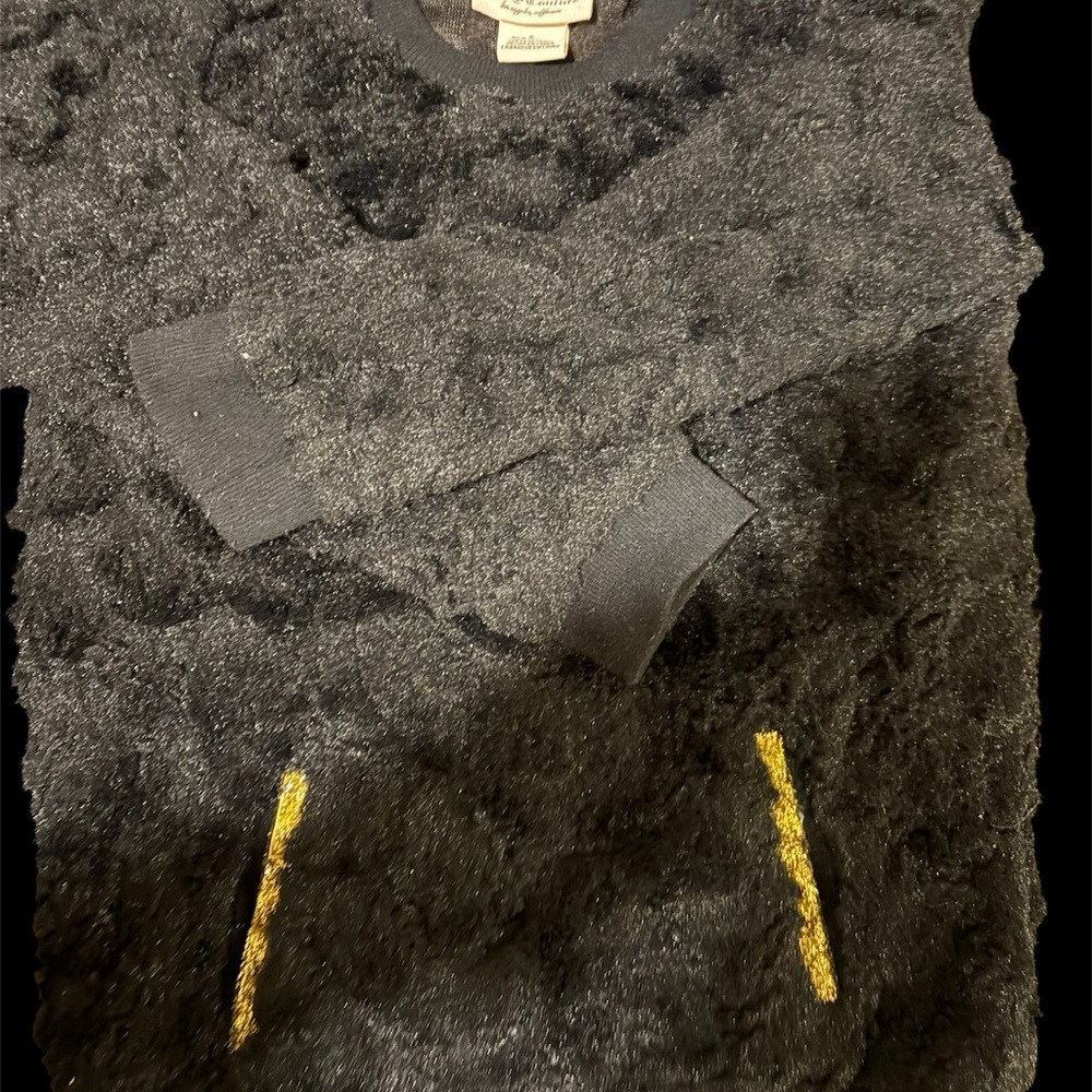 Juicy Couture Black Sweater with Gold Details